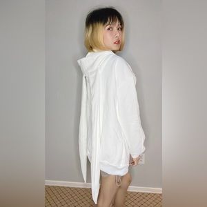 BRAND NEW white sweater with rabbit ears